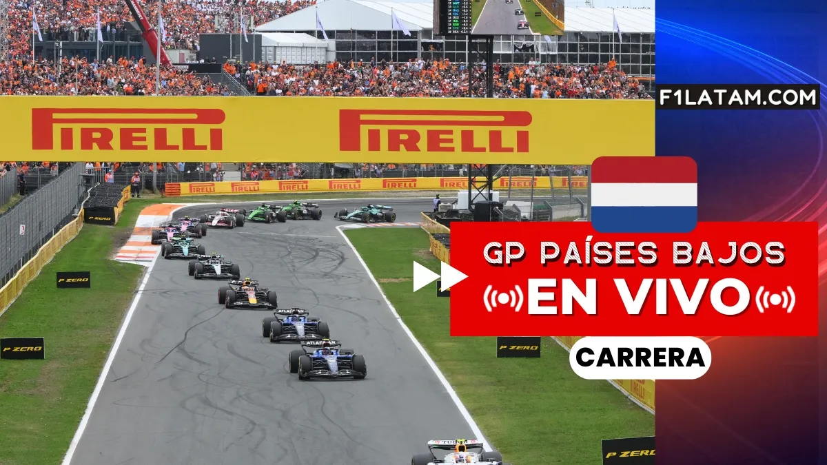 Carrera del Gran Premio de Países Bajos F1 - ¡EN VIVO!
