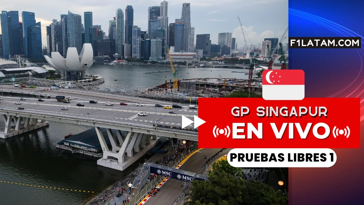 Primera sesión de pruebas libres del Gran Premio de Singapur - ¡EN VIVO!
