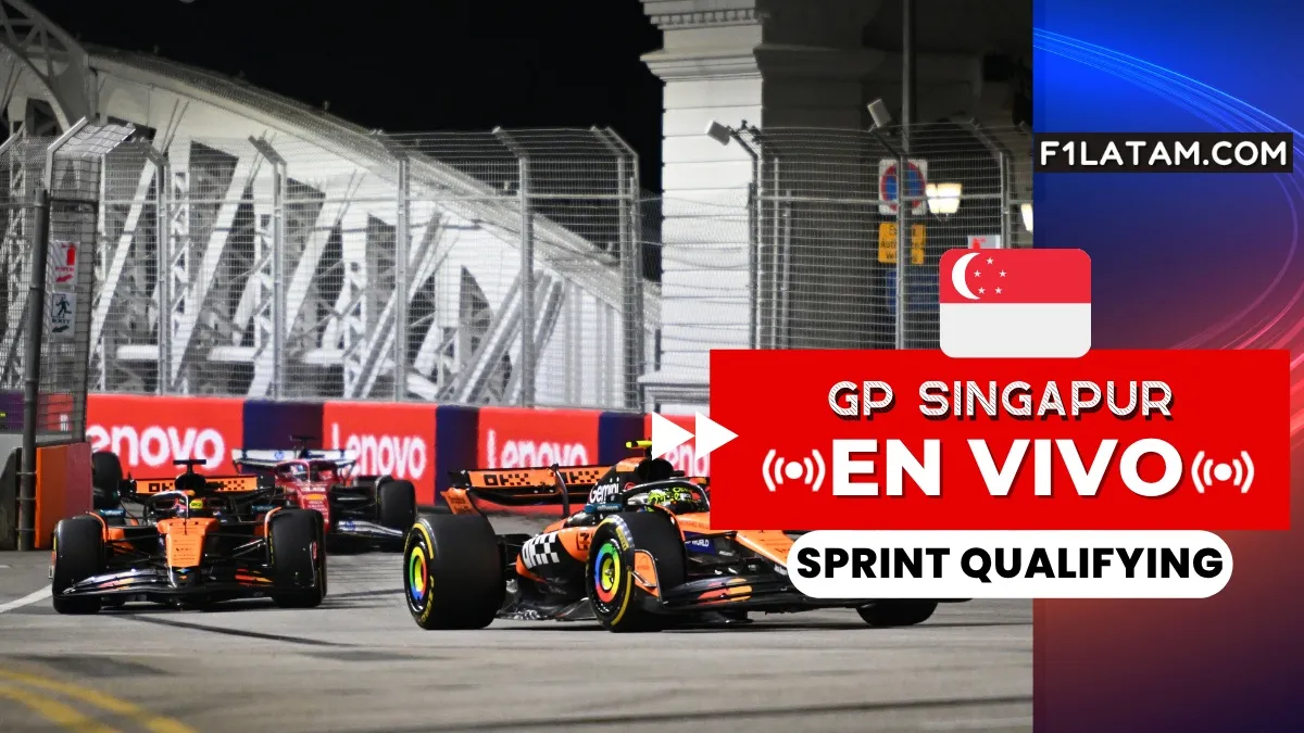 Sprint Qualifying del Gran Premio de Singapur - ¡EN VIVO!