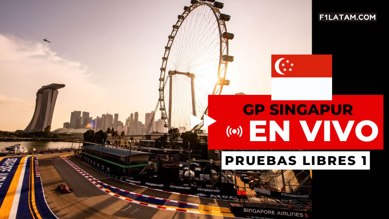 Primera sesión de pruebas libres del Gran Premio de Singapur - ¡EN VIVO! 