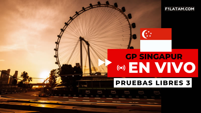 Tercera sesión de pruebas libres del Gran Premio de Singapur - ¡EN VIVO! 