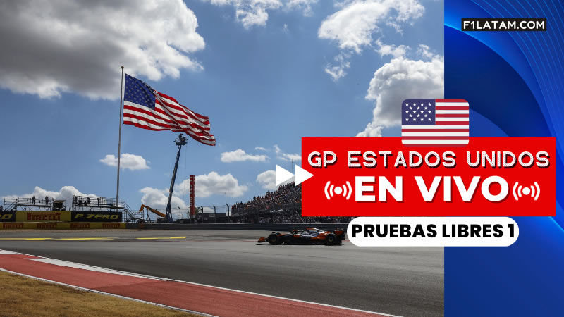 Primera sesión de pruebas libres del Gran Premio de Estados Unidos - ¡EN VIVO!