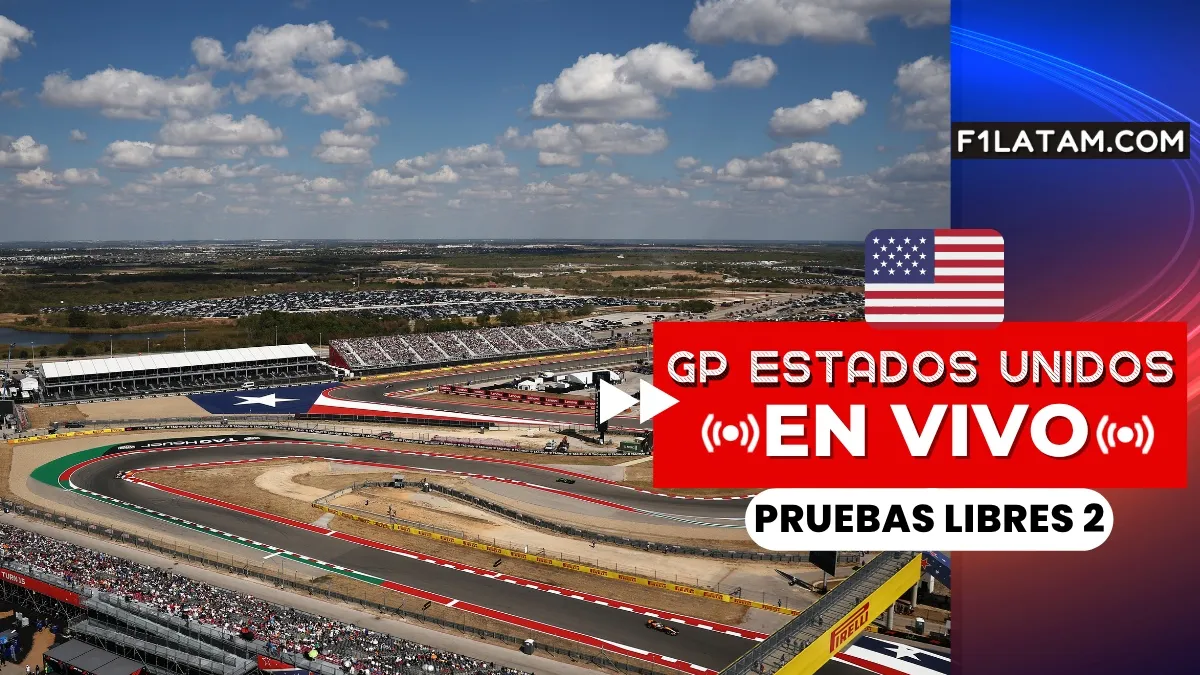 Segunda sesión de pruebas libres del Gran Premio de Estados Unidos - ¡EN VIVO!