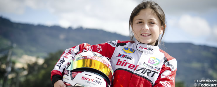 La piloto colombiana Valeria Vargas participará en el CIK-FIA Karting Academy Trophy 