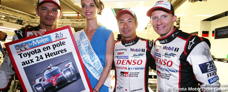 Toyota logra la pole position más rápida en la historia de las 24 Horas de Le Mans 