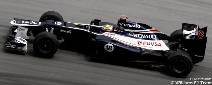 Renault identifica la falla en el motor del auto de Pastor Maldonado en Sepang 