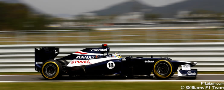 Día complicado para Maldonado y Senna - Reporte Clasificación - GP de Corea - Williams 