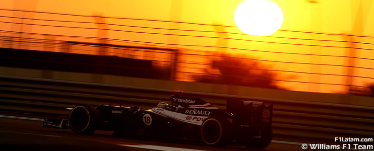 Sobresaliente cuarta posición de Maldonado - Reporte Clasificación - GP de Abu Dhabi - Williams 