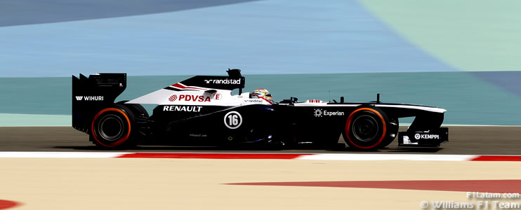 Pastor Maldonado quedó en la frontera de los puntos - Reporte Carrera - GP de Bahrein - Williams 