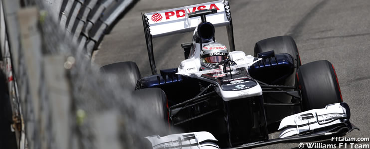 Maldonado se encuentra bien tras fuerte accidente - Reporte Carrera - GP de Mónaco - Williams 