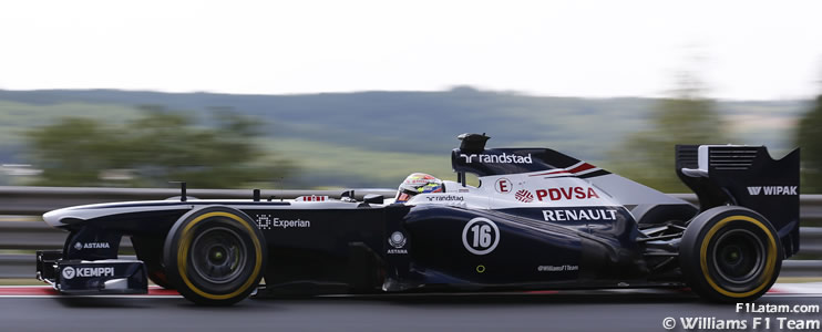 Señal de progreso en los autos de Maldonado y Bottas - Reporte Viernes - GP de Hungría - Williams 