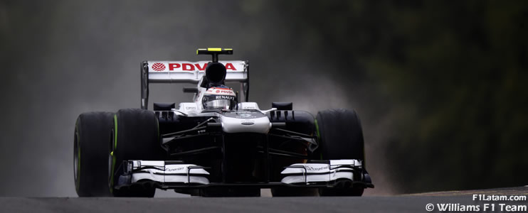 Maldonado y Bottas atrapados por cambios en la pista - Reporte Clasificación - GP de Bélgica - Williams 