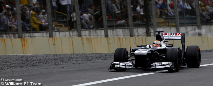 Maldonado batalló y finalizó su ciclo con el equipo - Reporte Carrera - GP de Brasil - Williams 