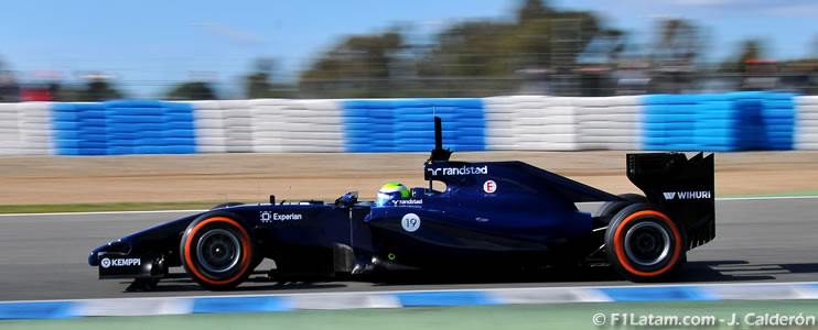 Felipe Massa con Williams fue el más veloz en el cierre de las pruebas - Test en Jerez - Día Final 
