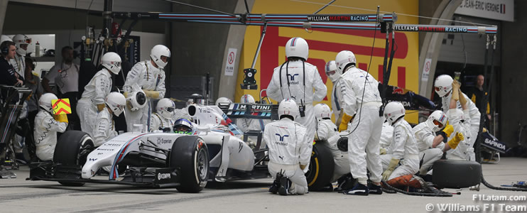 Error en boxes arruina la tarde de Felipe Massa - Reporte Carrera - GP de China - Williams 
