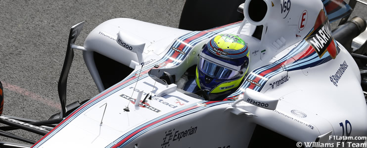 El piloto brasilero Felipe Massa marca el ritmo - Test en Silverstone - Día 1
 