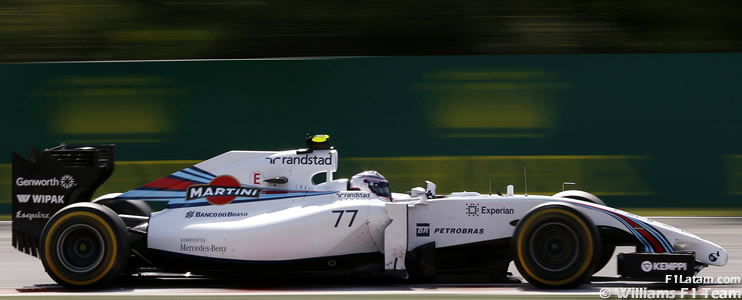 Bottas y Massa están listos para el reto - Reporte Viernes - GP de Hungría - Williams
