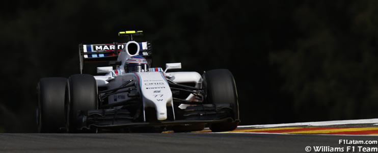 Valtteri Bottas con el mejor tiempo en la última sesión de entrenamientos - Reporte Pruebas Libres 3 - GP de Bélgica 