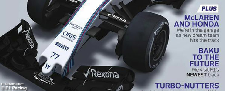Primera imagen del nuevo Williams FW37 es publicada por revista 
especializada
