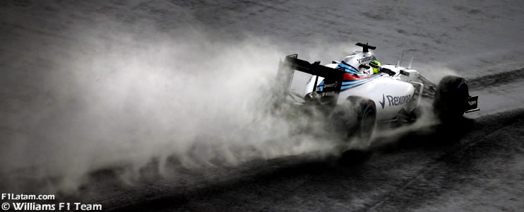 Massa lidera entrenamiento pasado por agua - Reporte Pruebas Libres 2 - GP de Rusia 