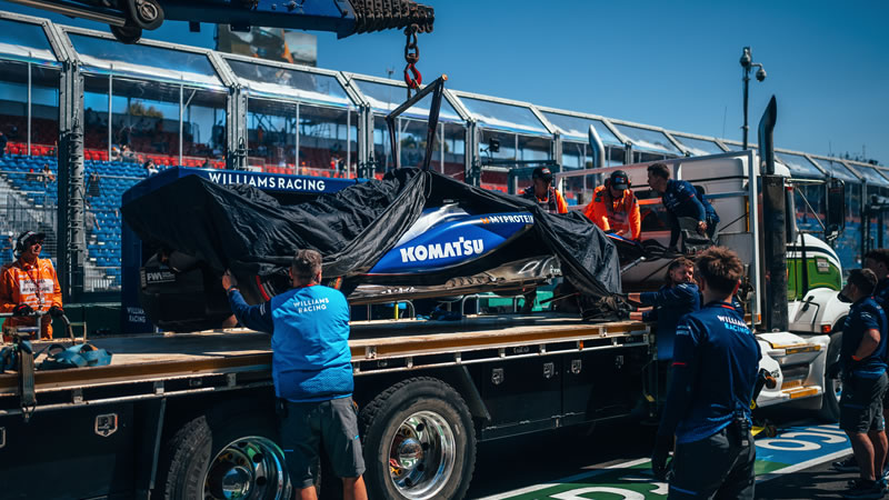 Albon competirá con el auto de Sargeant en el GP de Australia tras fuerte colisión 