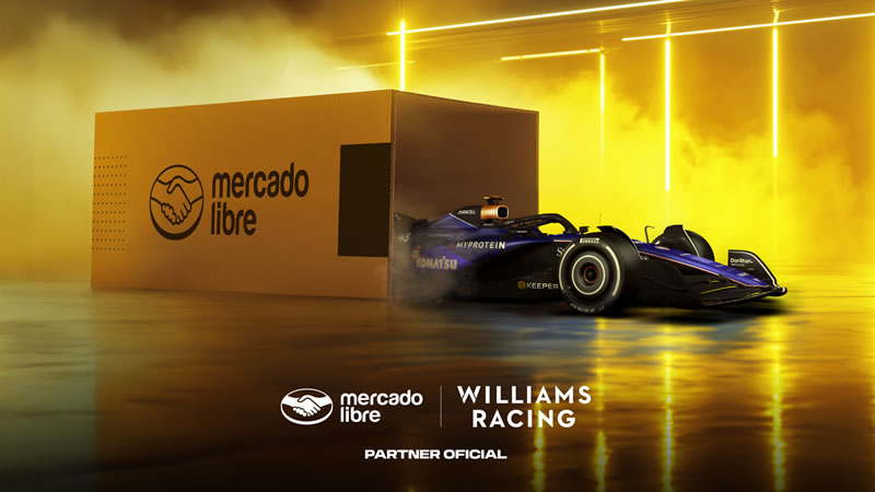 Williams Racing y Franco Colapinto reciben el patrocinio de Mercado Libre 