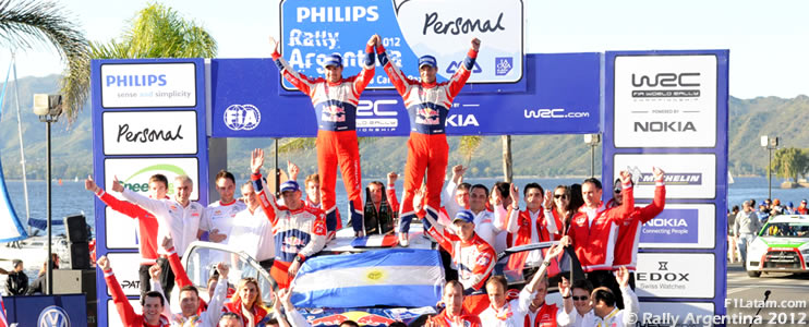 Una vez más Sébastien Loeb se llevó todos los honores  - Rally de Argentina - Día Final 