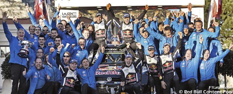 Sébastien Ogier inicia con el pie derecho la defensa del título al ganar el Rally de Monte Carlo
 