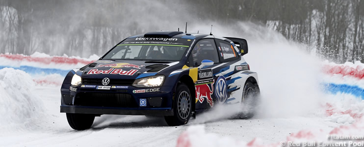 Sébastien Ogier con el Volkswagen Polo R WRC gana el Rally de Suecia en un final de infarto 

