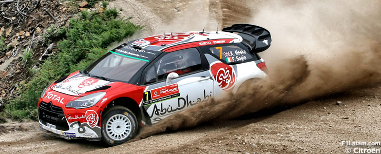 Citroën se impone en el Rally de Portugal gracias al triunfo de Kris Meeke

