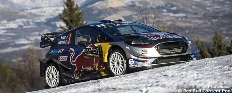 Ogier fue el más rápido en el shakedown del Rally de Monte Carlo en su debut con Ford 