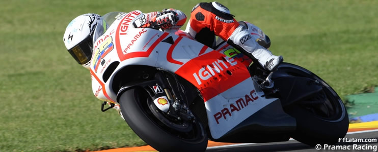 El piloto colombiano Yonny Hernández continuará con Pramac Ducati en MotoGP 2014
 